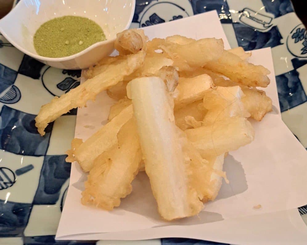 Spargel-Tempura